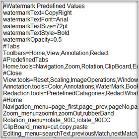 Property driven user interface
