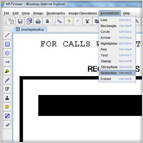 Redact all file formats supported by our viewer