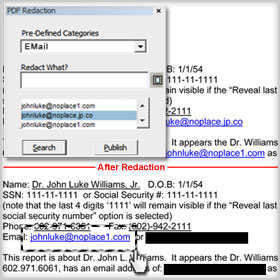 Unredact redacted text and images Unredact redacted text and images