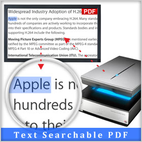 Convert MO:DCA to Text Searchable PDF