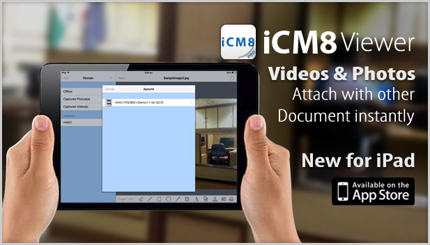 Facilitate user to seize the captured photos into existing documents on your repository.